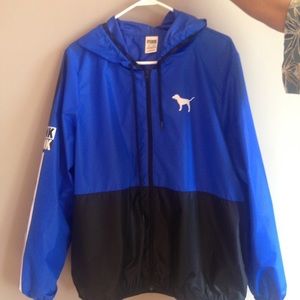 Love Pink Blue Anorak