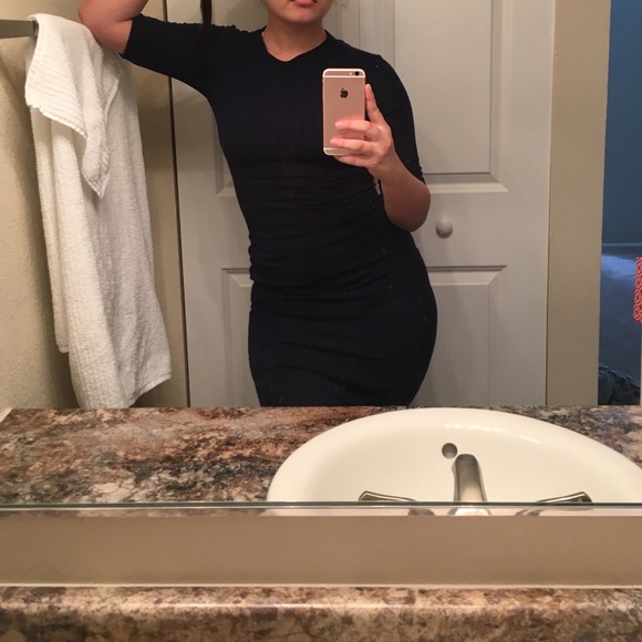 MIDI BODYCON DRESS - Picture 3 of 4