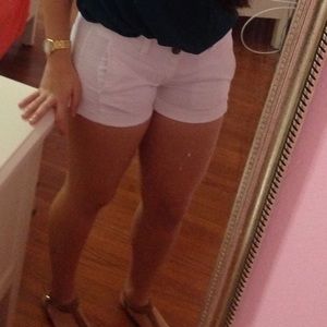 Express White Shorts