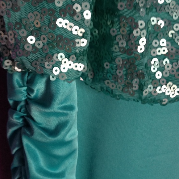 Teal Mini dress (B. Darlin) - Picture 2 of 4