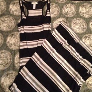 Black maxi dress