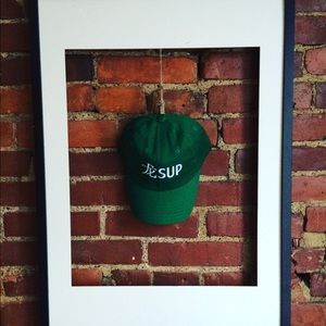 龙SUP fashionable hat in green