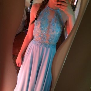 Last years prom dress! Only worn once.