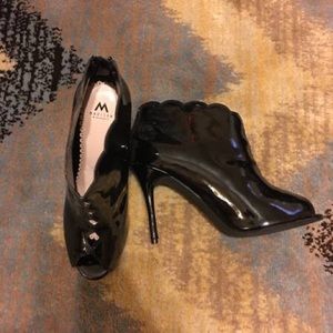 Patent Leather Booties