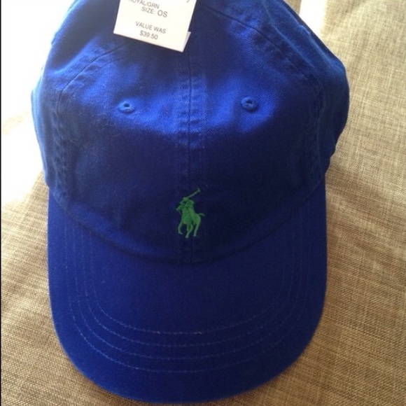 Polo Unisex Ralph Lauren cap hat Royal Blue