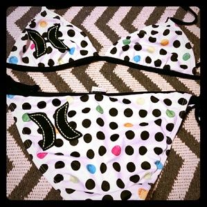 Hurley polka dot bikini