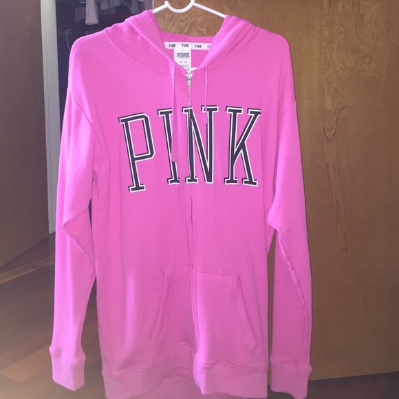 Pink zip up