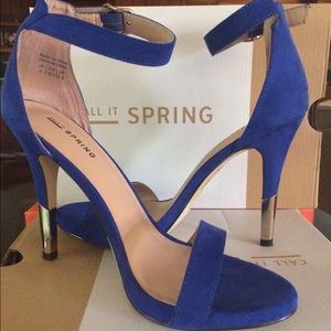 Call it Spring Blue heels!