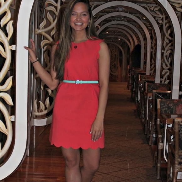 JCrew Scallop Dress
