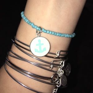 Handcrafted anchor bracelet