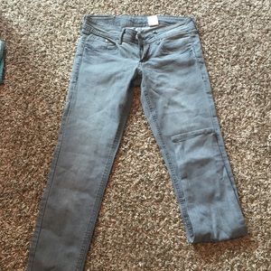 H&M gray skinny jeans