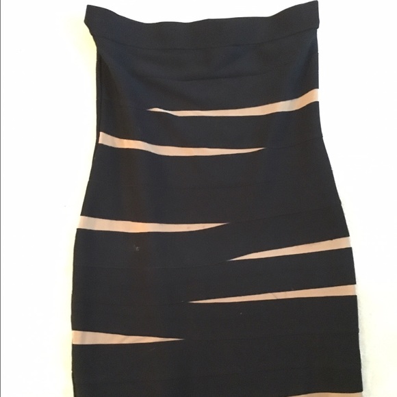 Black bandage dress