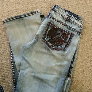 Jeans with bling