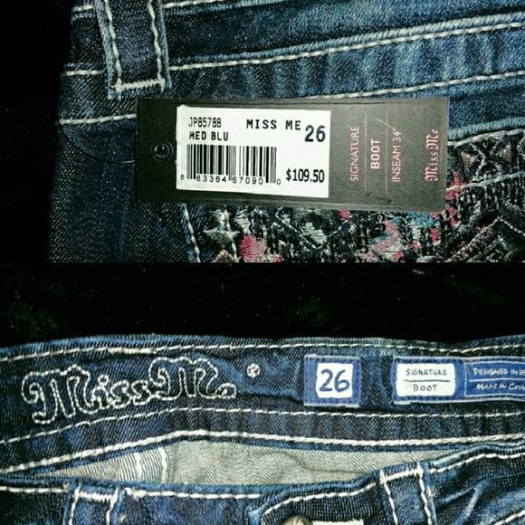 Miss Me Glam Boot Cut Jeans - Picture 4 of 4