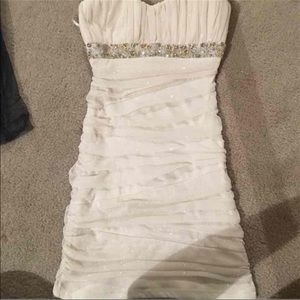 Gold Sparkly mini Dress