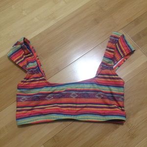 Swim crop top