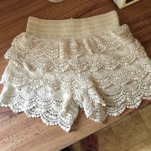 Lace shorts