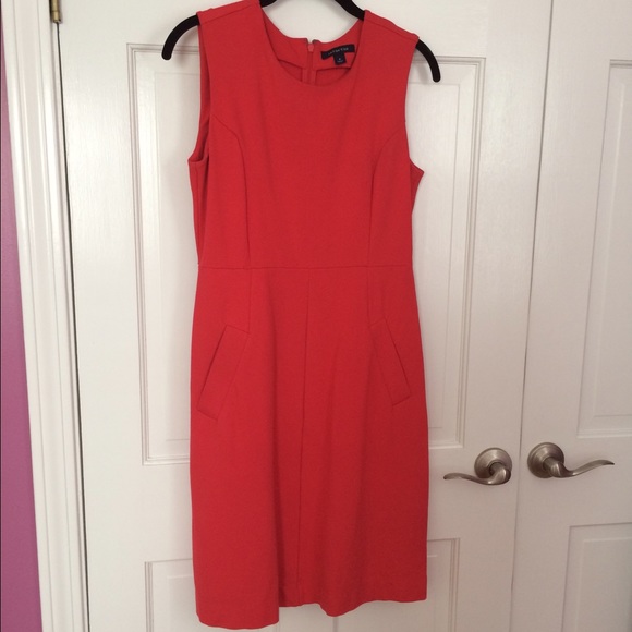 Lands' End Sleeveless Ponte Sheath Dress