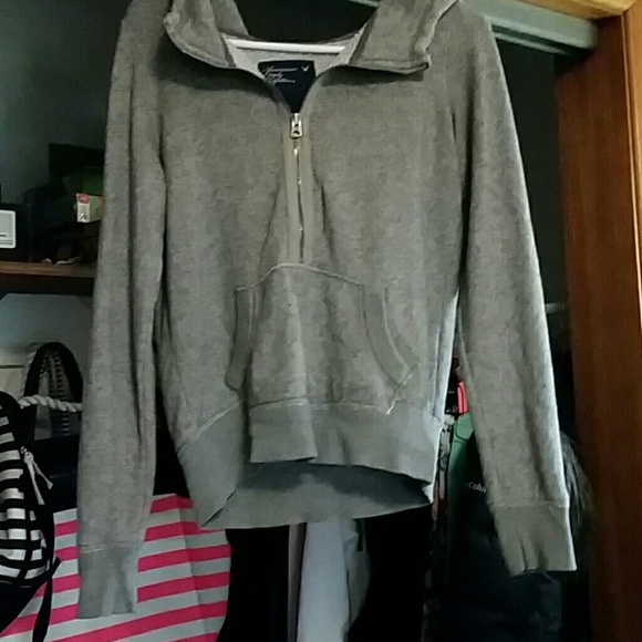 American eagle half zip hoodie