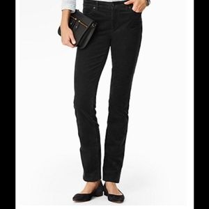 Talbots Black Straight Leg Cords