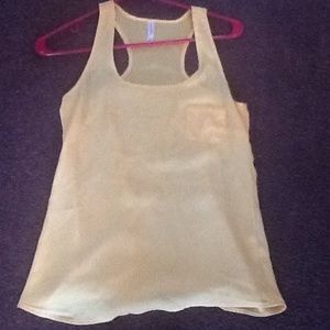 Yellow tank top