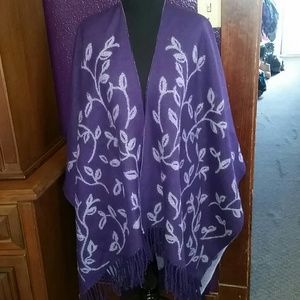 Gorgeous purple shawl