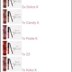 Kylie Lip kit