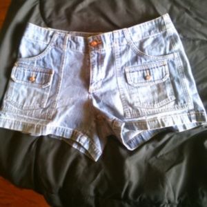 Old navy blue jean shorts
