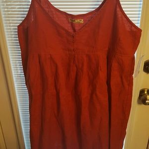 Burnt Orange Summer Dress