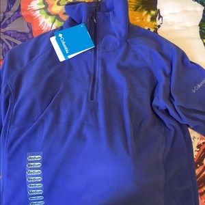 Columbia fleece half-zip pull over