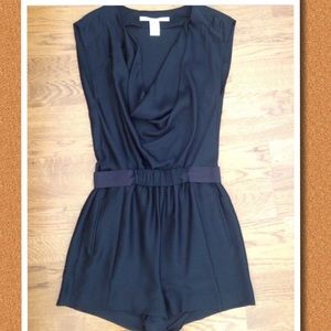 Diane Von Furstenberg cowl neck romper!