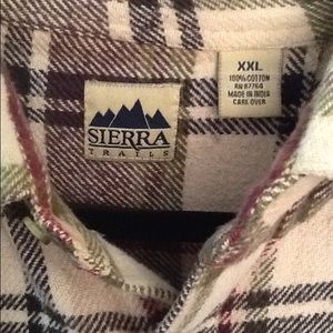 Sierra Trails 100% Thick Flannel Shirt Men's XXL