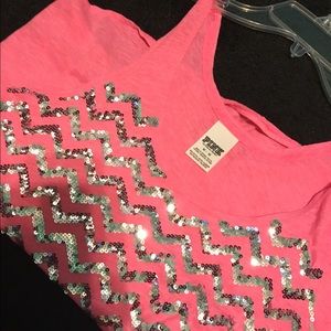victoria secret pink tank top