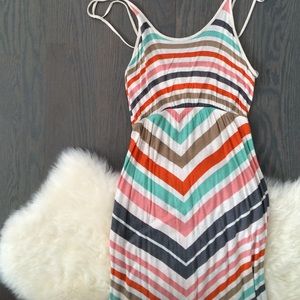 Chevron Maxi Dress