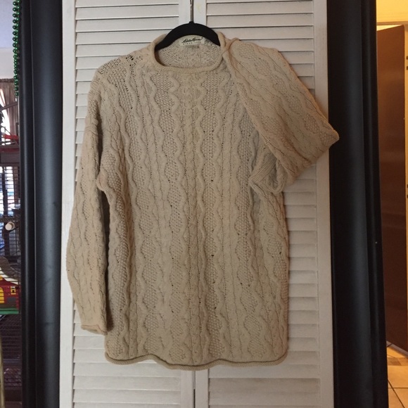 Classic cream sweater