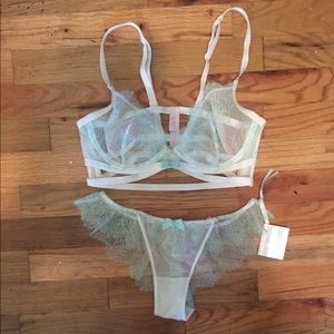 Victoria Secret "I do" collection bra and panty