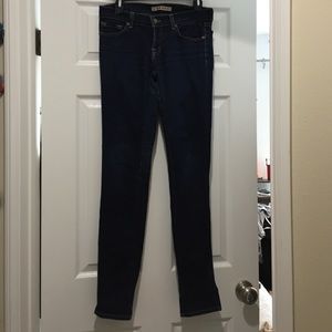 Dark wash denim jeans