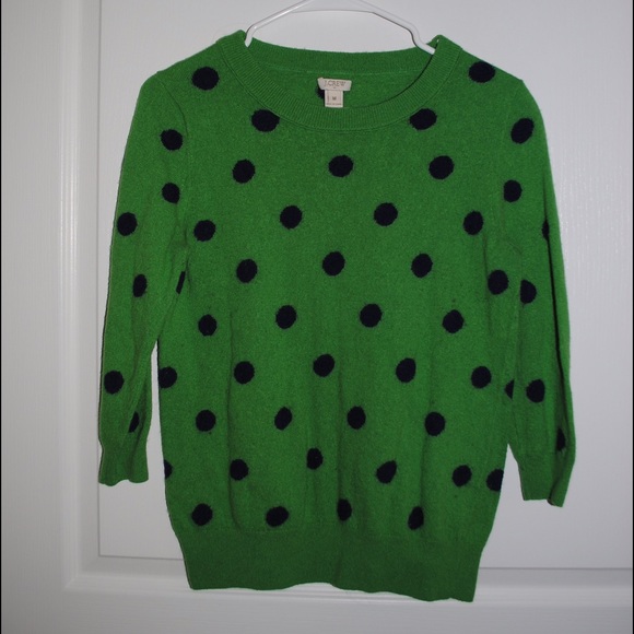 Polka dot J. Crew sweater