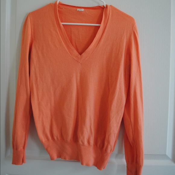 Light orange J. Crew sweater