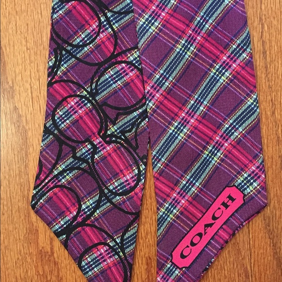Coach scarf/ pony tail tie