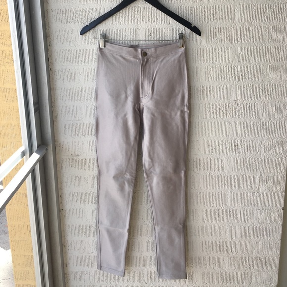 American Apparel Silver Disco Pants