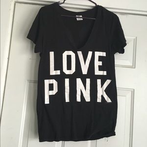 VS Pink black shirt