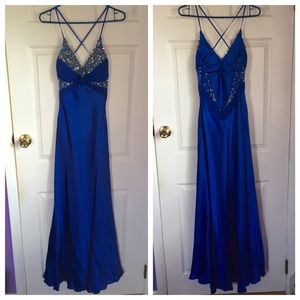 Faviana Couture Floor Length Prom Gown