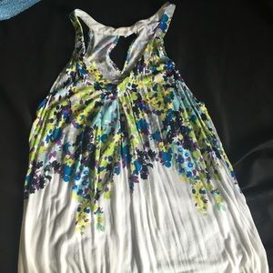 flowery tank top