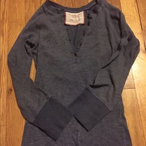 Abercrombie waffle tee