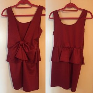 Peplum dress