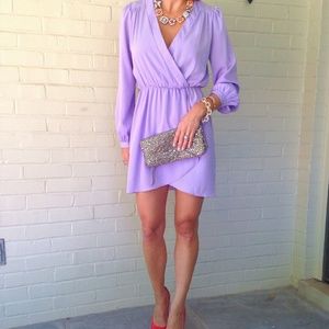 🆕 Lavender spring wrap dress