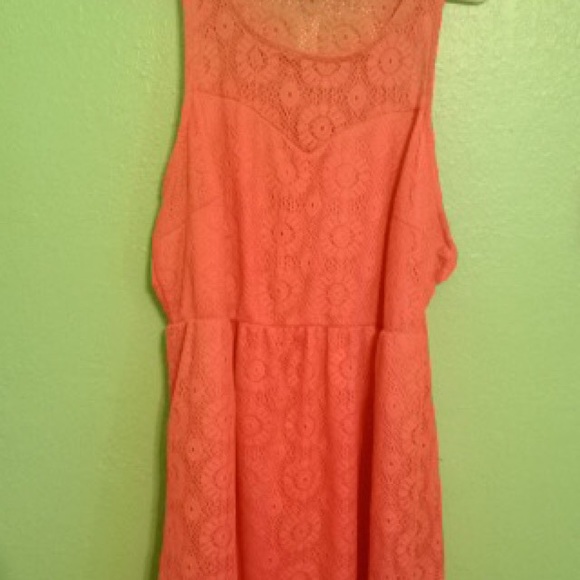 Peach colored Dress