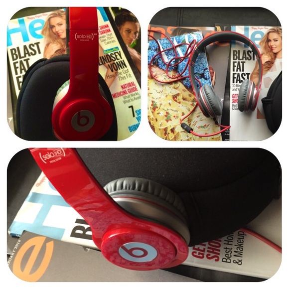 Beats by Dr. Dre Solo HD On-Ear Headphones Red