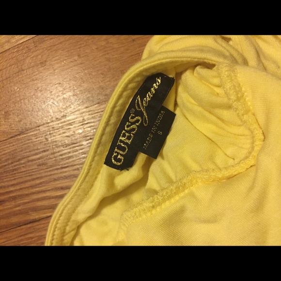 Yellow GUESS halter top - Picture 3 of 3